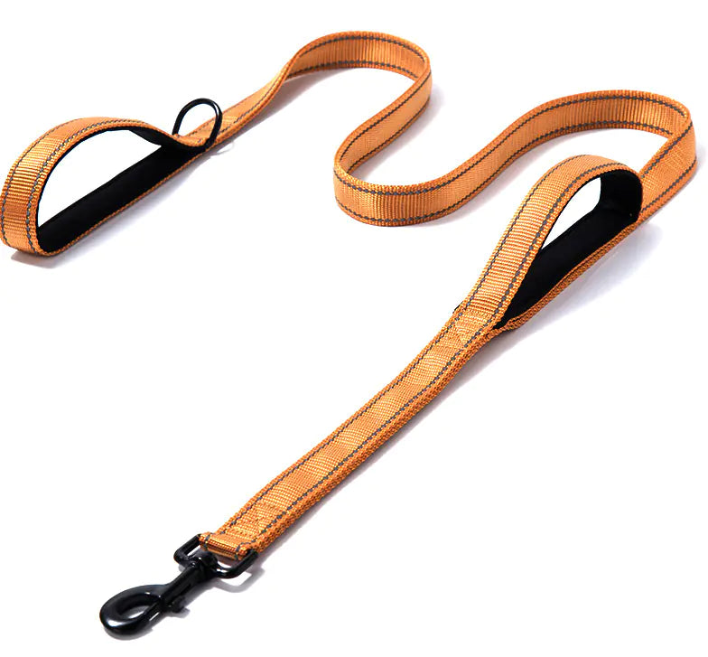 Double Handle Reflective Dog Leash